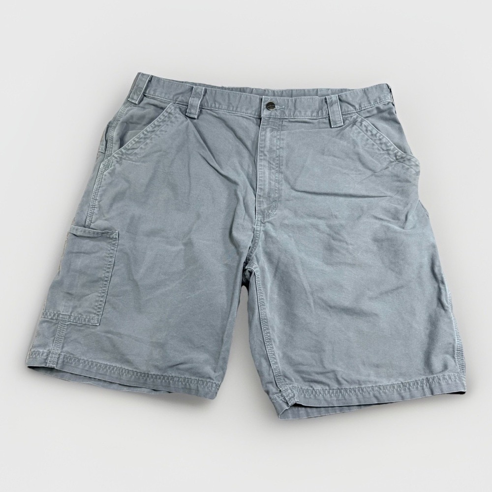 Carhartt Mens 40w Original Fit Carpenter Shorts 10" Inseam Gray‎ B147 FAT